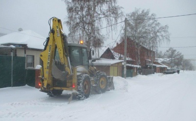 «Снегоуборочные работы в районе»