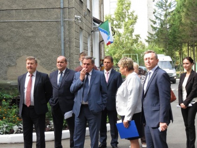 Губернатор  Городецкий В.Ф. посетил школу №116