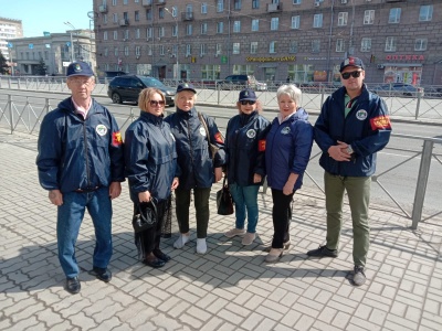 Народные дружинники из Калининского района стали лучшими в городе